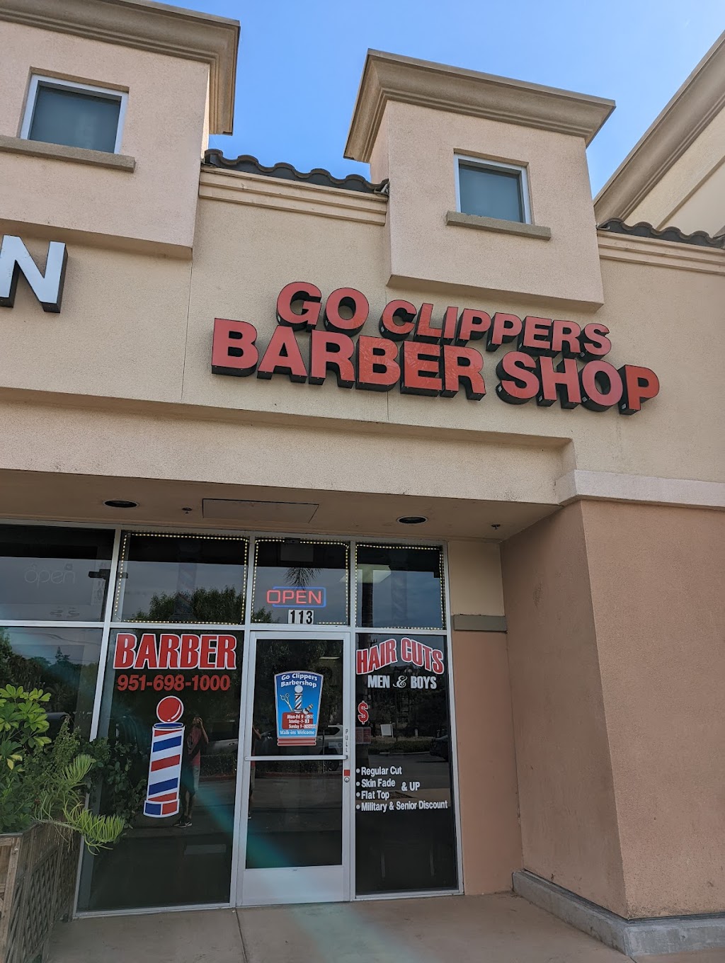 Go Clippers Barbershop | 39400 Murrieta Hot Springs Rd #113, Murrieta, CA 92563, USA | Phone: (951) 698-1000