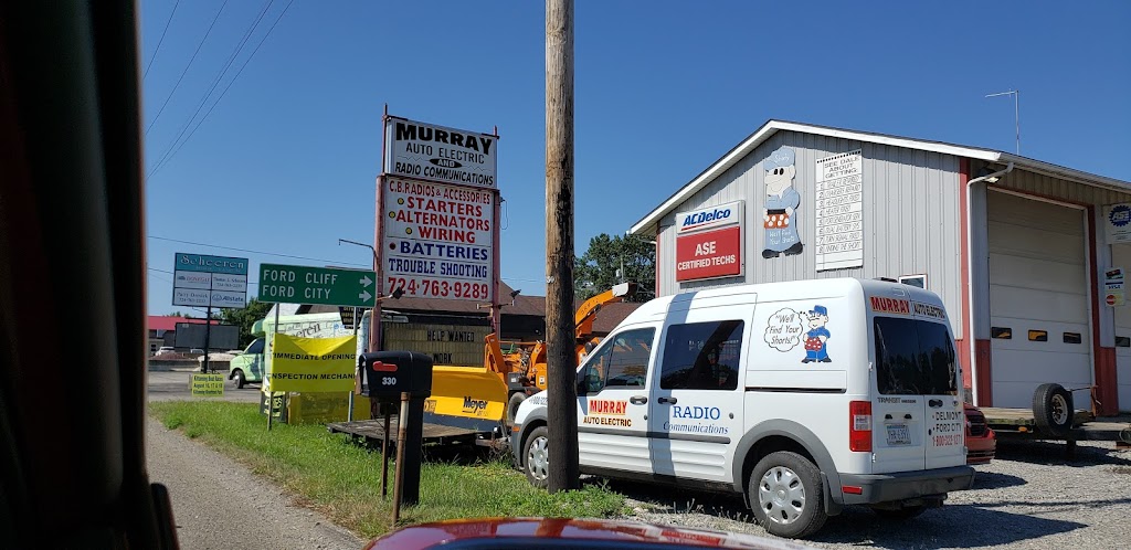 Murray Auto Electric & Radio Communications | 339 Main St, Ford City, PA 16226, USA | Phone: (724) 763-9289