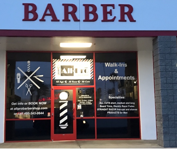 All Pro Barber Shop | 2344 E Baseline Rd #103, Mesa, AZ 85204, USA | Phone: (480) 343-0644