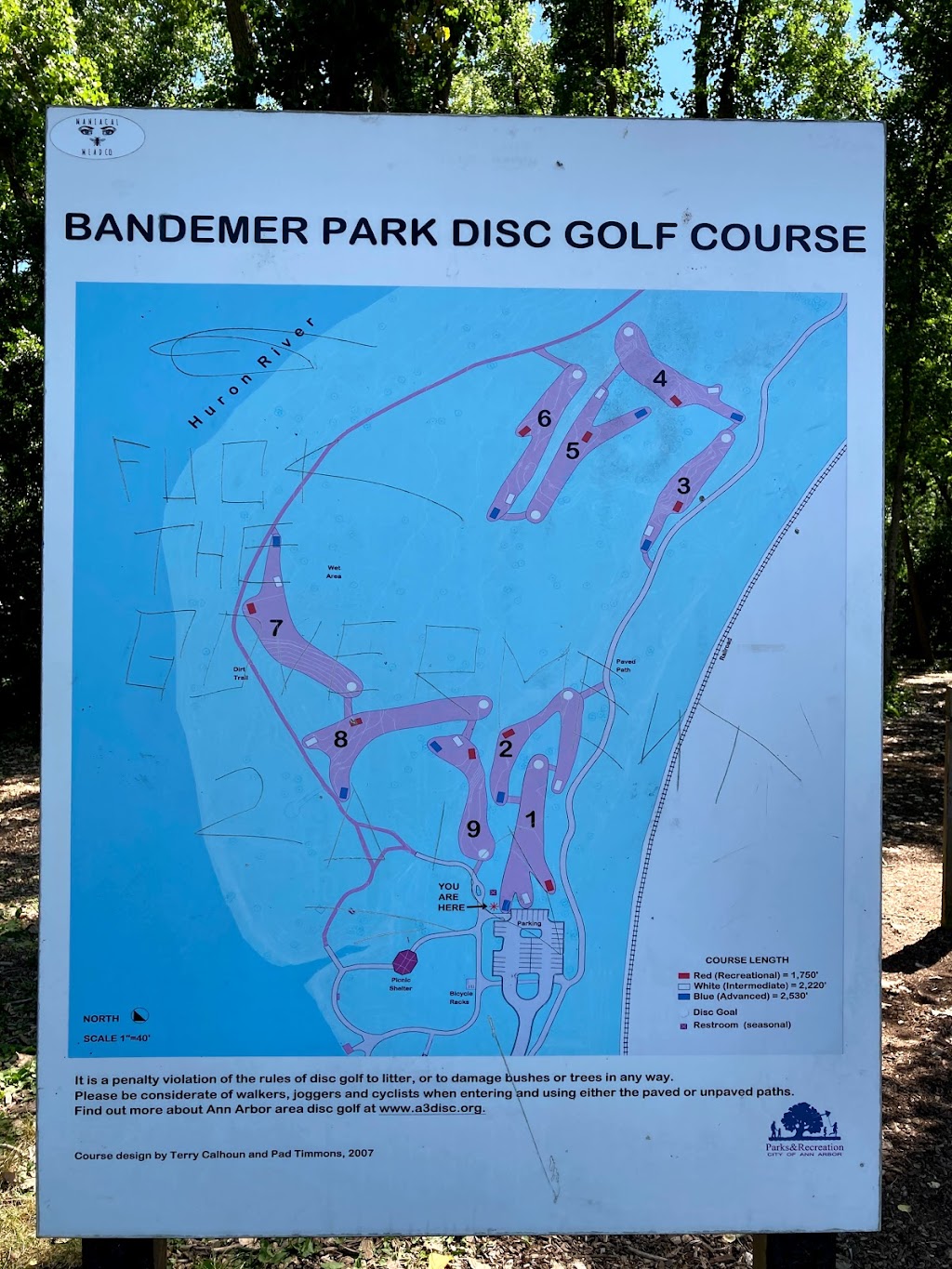 Bandemer Disc Golf | 1352 Lake Shore Dr, Ann Arbor, MI 48104, USA | Phone: (734) 883-4408