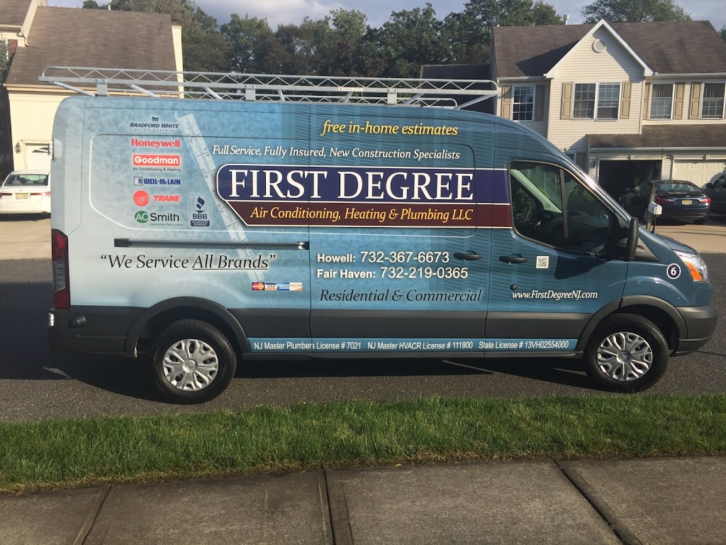 First Degree Air Conditioning - Heating & Plumbing | 00 Sunnyside Rd, Howell Township, NJ 07731, USA | Phone: (732) 367-6673
