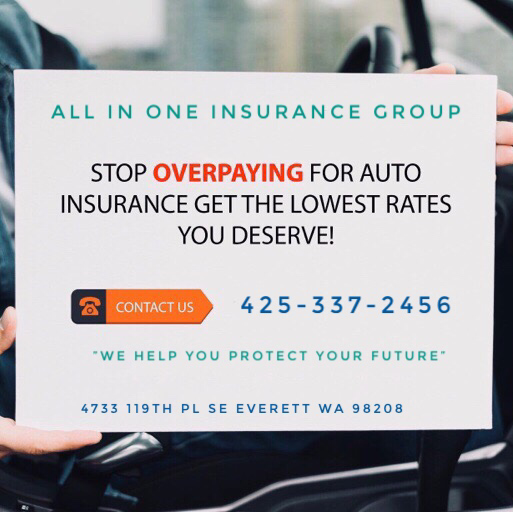 All in One Insurance Group | 4733 119th Pl SE, Everett, WA 98208, USA | Phone: (425) 337-2456