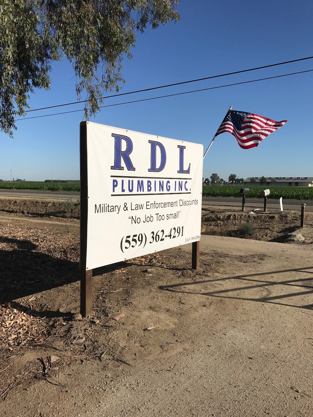 RDL Plumbing Inc. | 12775 Grangeville Blvd, Hanford, CA 93230 | Phone: (559) 362-4291