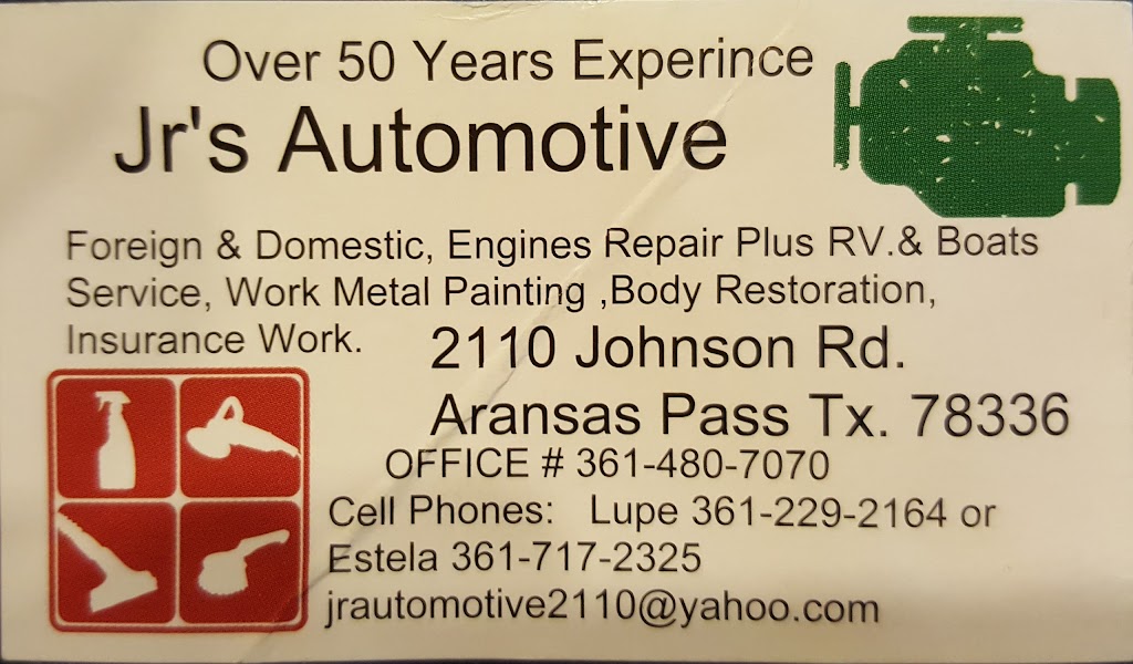 JRS Automotive | 2110 Johnson Rd, Aransas Pass, TX 78336, USA | Phone: (361) 332-2050