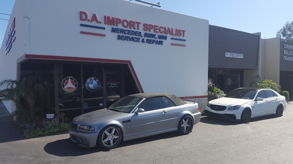 D.A. Import Specialists | 27972 Forbes Rd G, Laguna Niguel, CA 92677, USA | Phone: (949) 364-0954