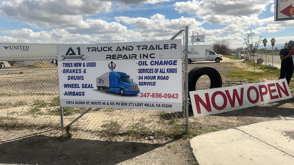 A1 truck and trailer repair inc | 14814 Aloma St, Lost Hills, CA 93249, USA | Phone: (347) 656-0943