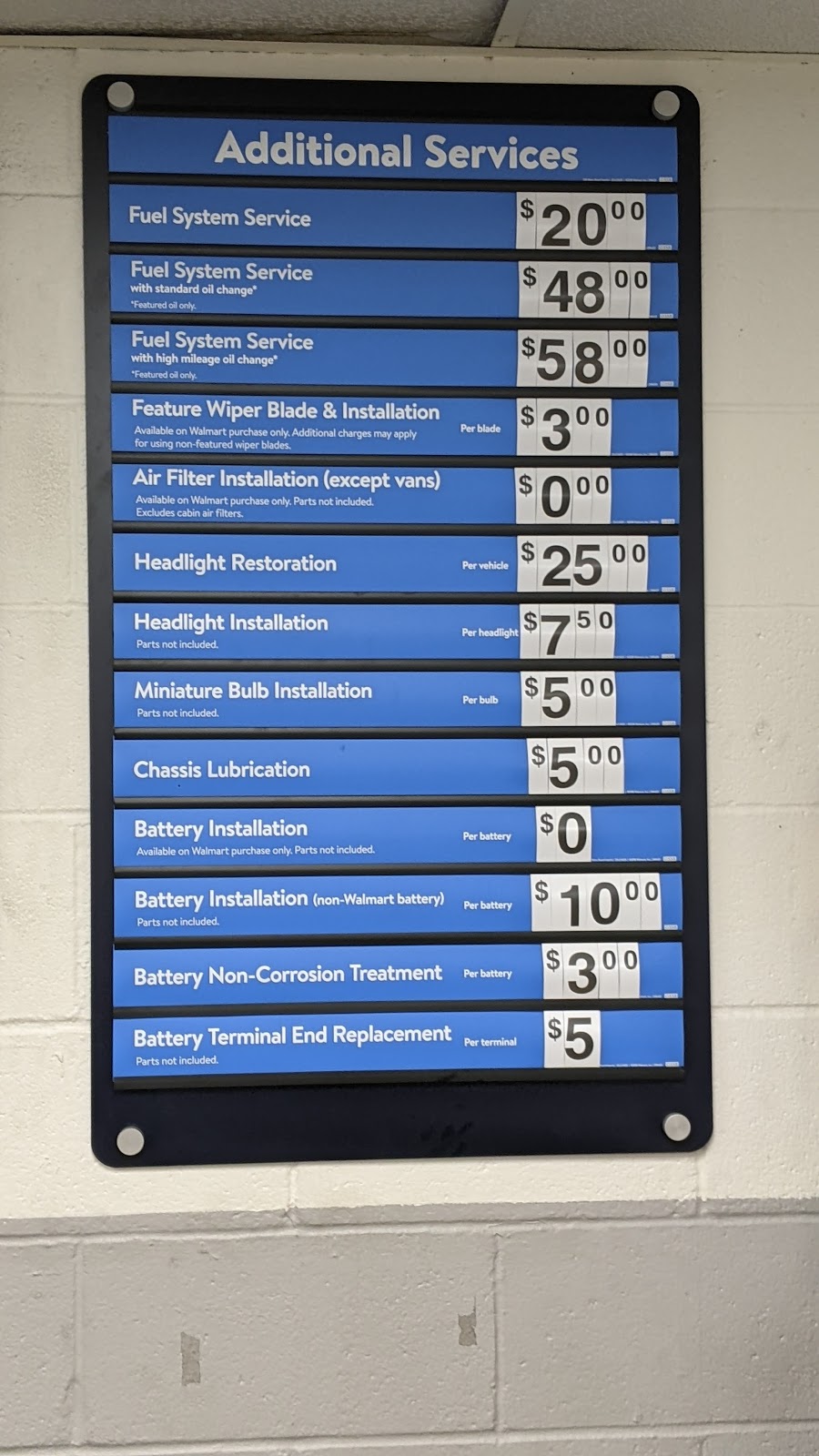 Walmart Auto Care Centers | 3010 W Grant Line Rd, Tracy, CA 95304, USA | Phone: (209) 836-9413