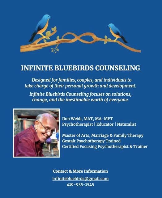 Infinite Bluebirds Counseling | 516 Rowland Dr, Port Deposit, MD 21904, USA | Phone: (410) 935-1545