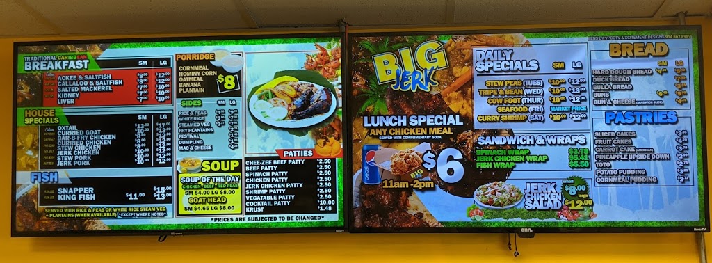 Big Jerk Caribbean Restaurant | 213 Saw Mill River Rd, Elmsford, NY 10523, USA | Phone: (914) 909-0826