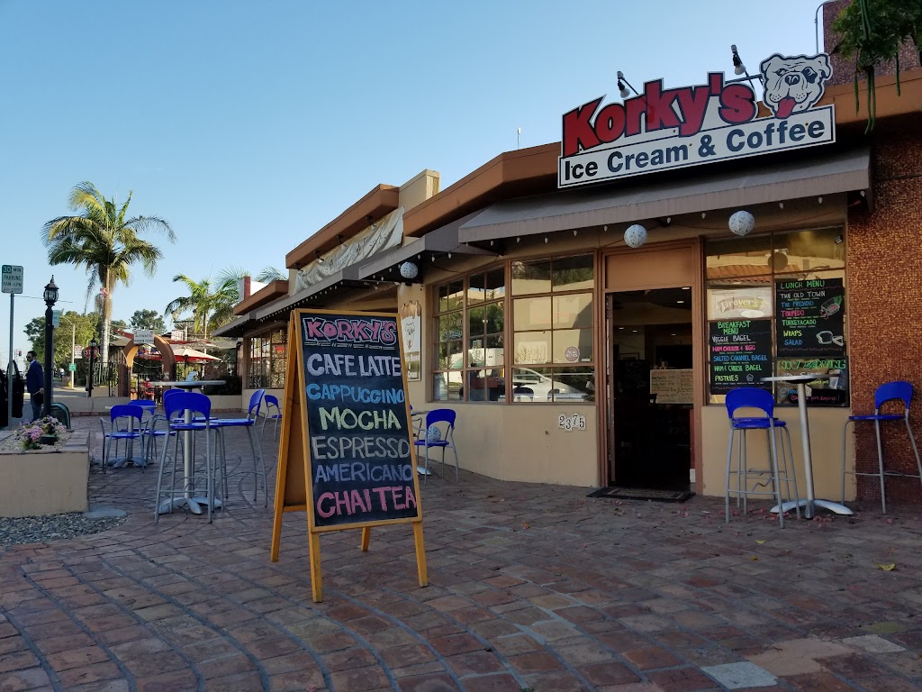 Korkys Ice Cream & Coffee | 2375 San Diego Ave, San Diego, CA 92110, USA | Phone: (619) 297-3080