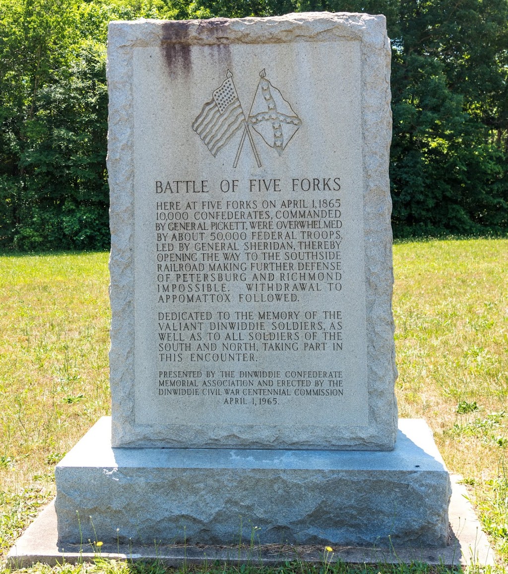 Five Forks Battlefield | Church Rd, VA 23833, USA | Phone: (804) 469-4093