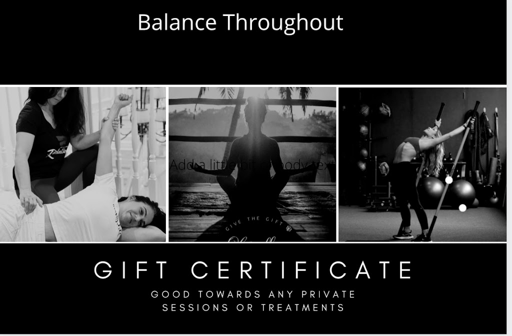 Balance Throughout | 99 Kinderkamack Rd, Westwood, NJ 07675, USA | Phone: (201) 803-0228