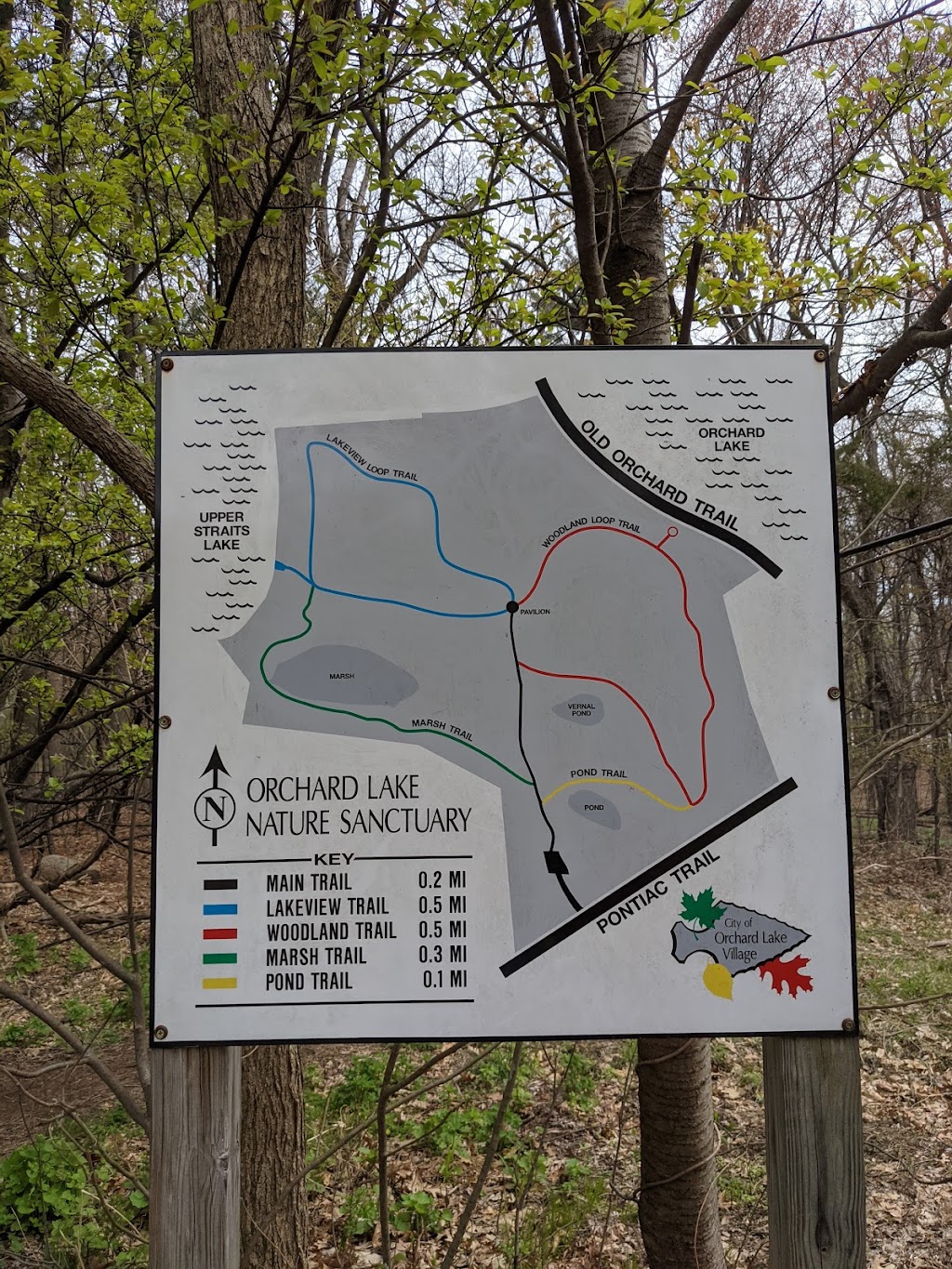 Orchard Lake Nature Sanctuary | 4700 Pontiac Trail, West Bloomfield Township, MI 48324, USA | Phone: (248) 682-2400