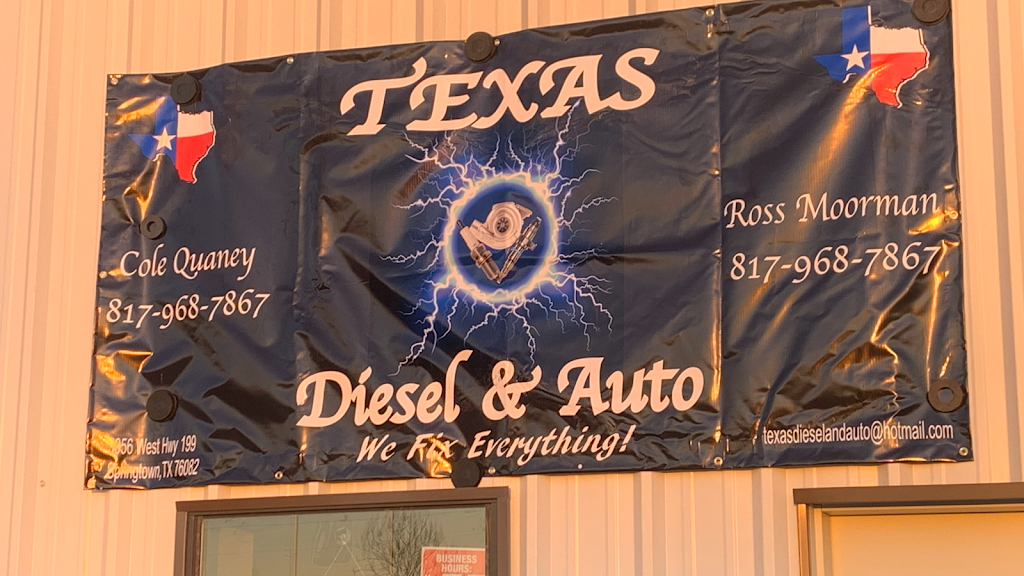 Texas Diesel & Auto | 3056 W Hwy 199 Unit 101, Springtown, TX 76082, USA | Phone: (817) 968-7867