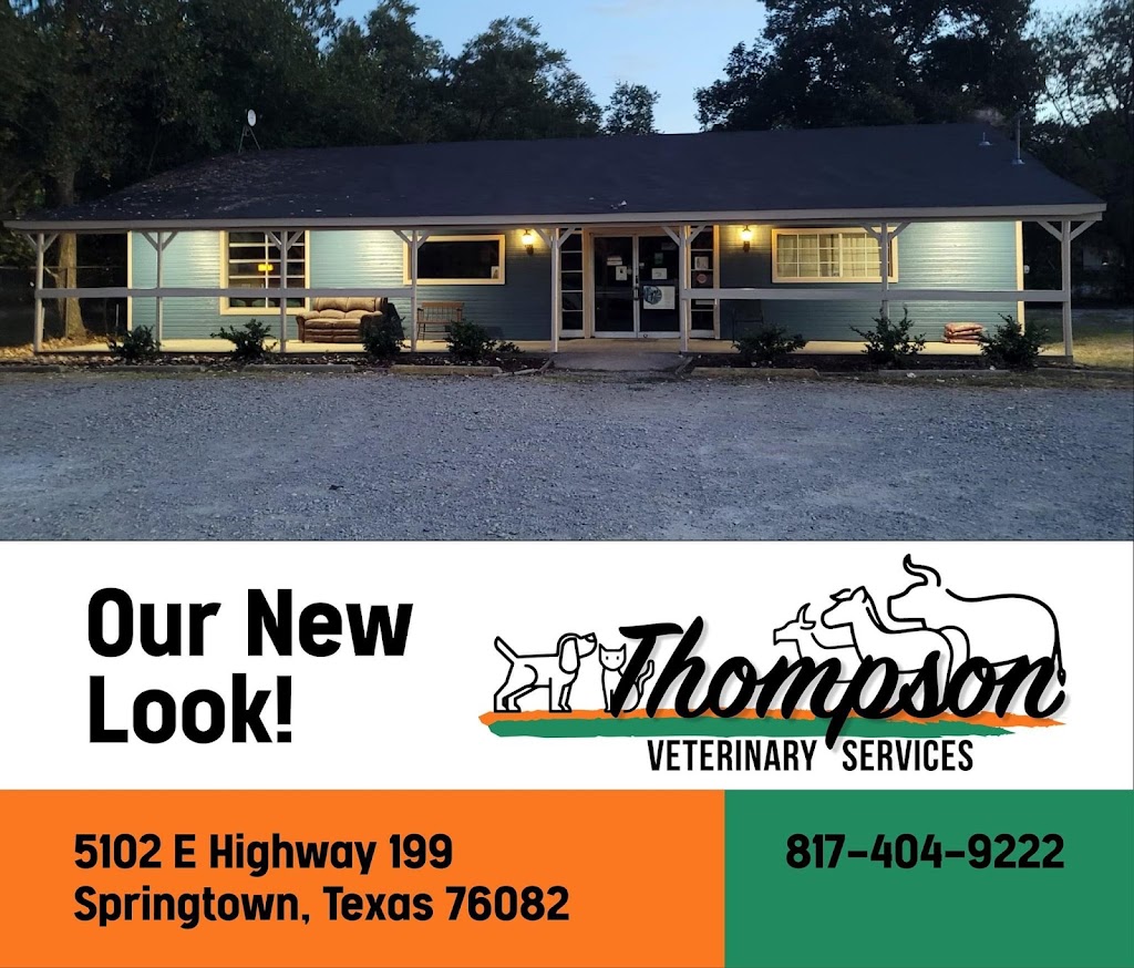 Thompson Veterinary Services | 5102 E Hwy 199, Springtown, TX 76082, USA | Phone: (817) 404-9222