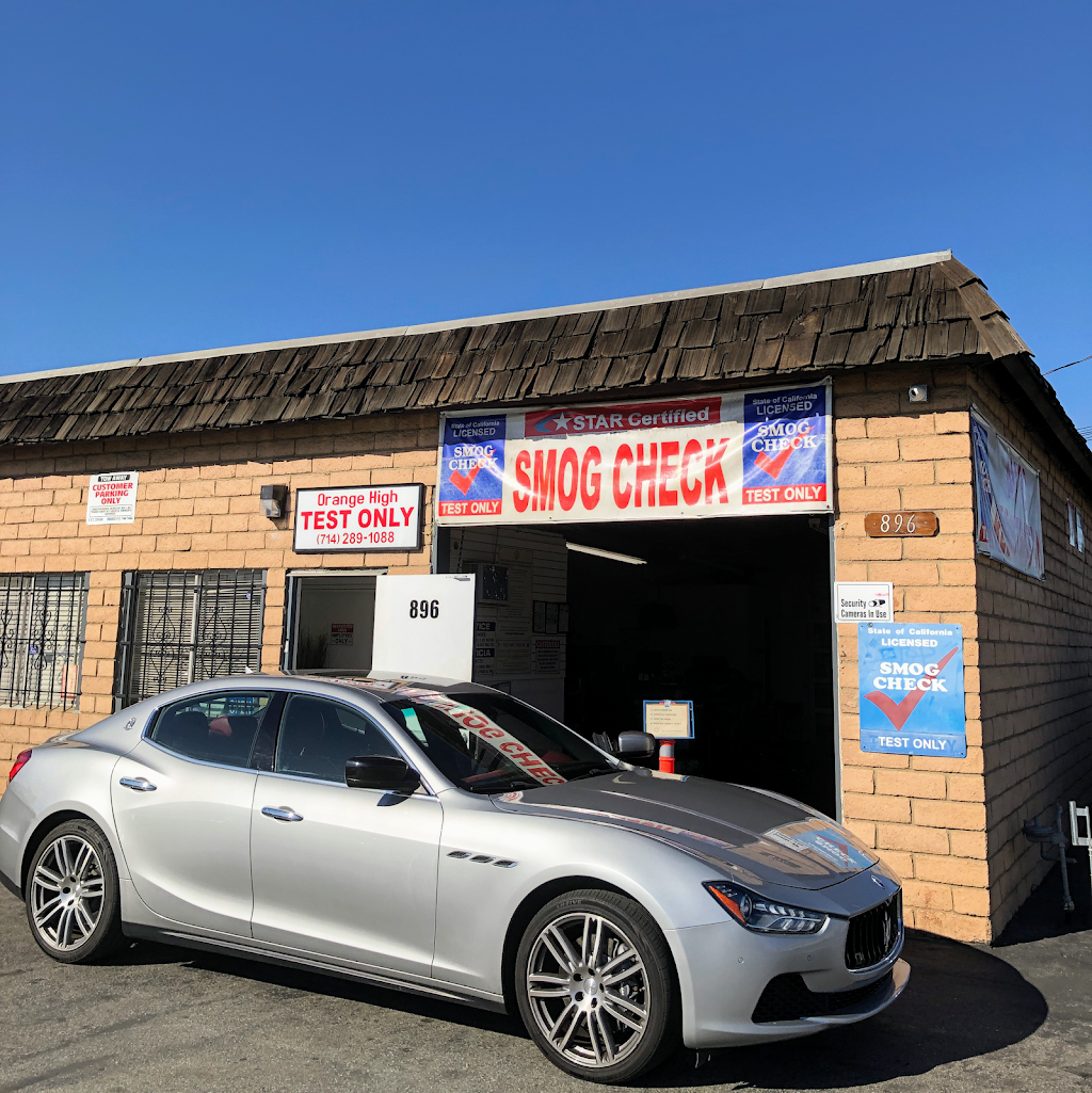 Orange High Smog Check & Auto Registration | 896 N Cypress St, Orange, CA 92867, USA | Phone: (714) 289-1088