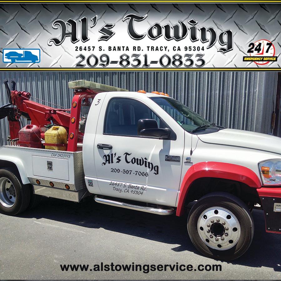 Als Towing | 26457 S, Banta Rd, Tracy, CA 95304, USA | Phone: (209) 831-0833