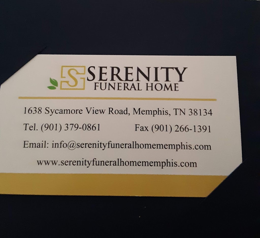 Serenity Funeral Home & Cremation Society | 1632 Sycamore View Rd, Memphis, TN 38134, USA | Phone: (901) 377-3543