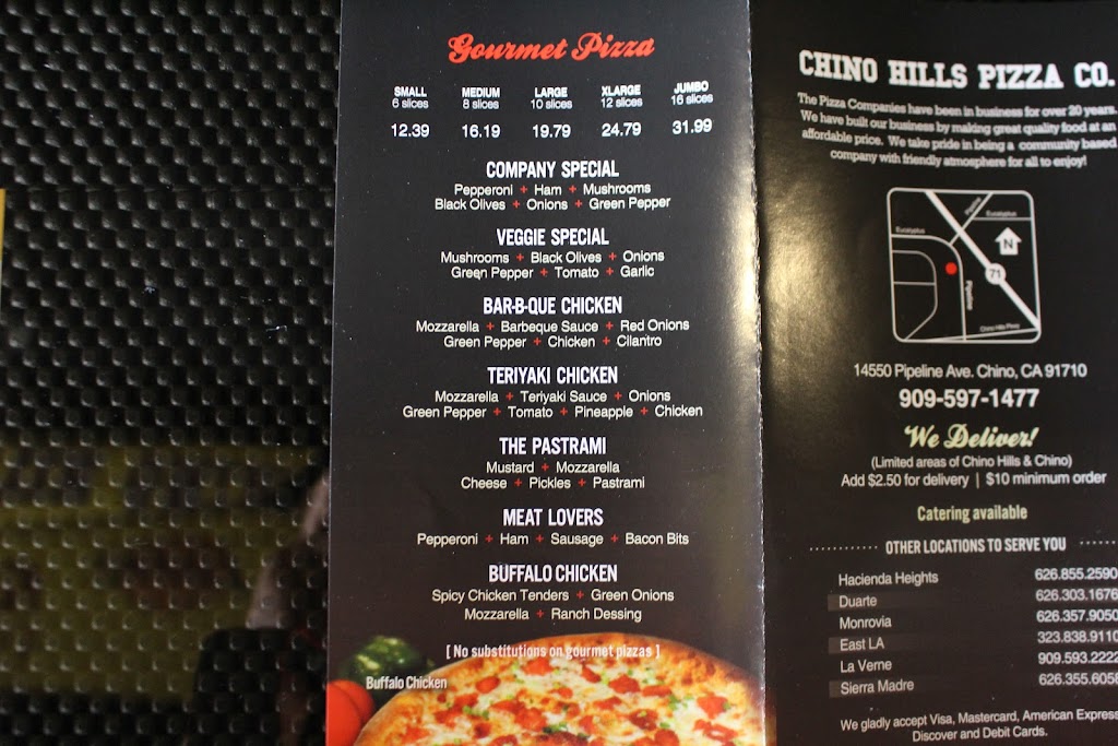 Chino Hills Pizza Company | 14550 Pipeline Ave, Chino, CA 91710, USA | Phone: (909) 597-1477