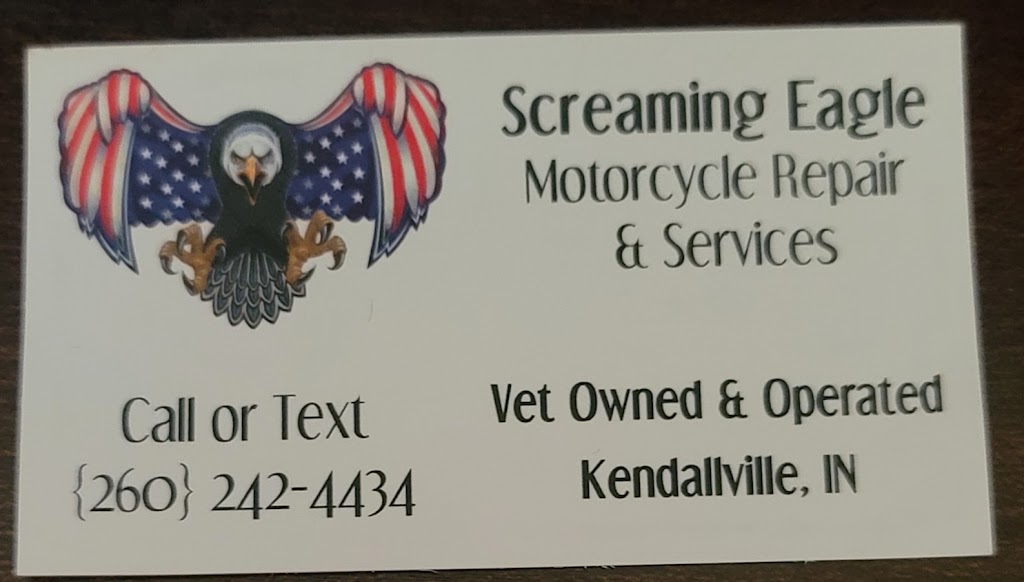 Screaming Eagle Motorcycle Repair | 107 S Morton in Alley at, Garage, Kendallville, IN 46755, USA | Phone: (260) 242-4434