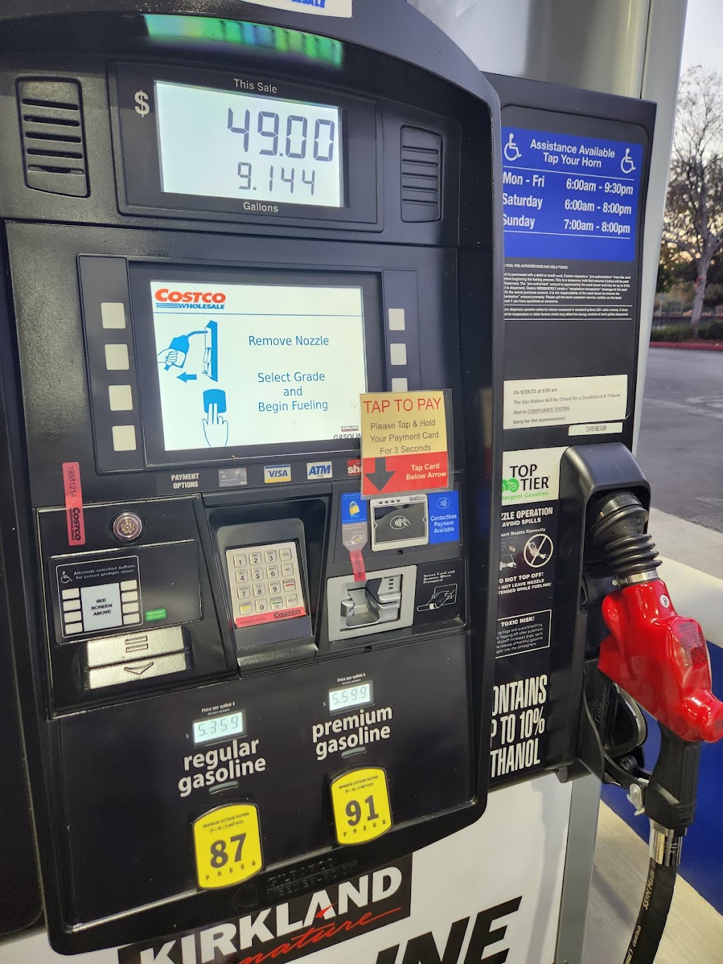 Costco Gas Station | 3250 W Grant Line Rd, Tracy, CA 95304, USA | Phone: (209) 830-5340