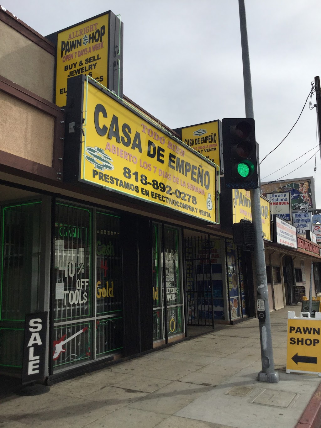 Allright PawnShop | 9044 Woodman Ave, Pacoima, CA 91331, USA | Phone: (818) 892-0278