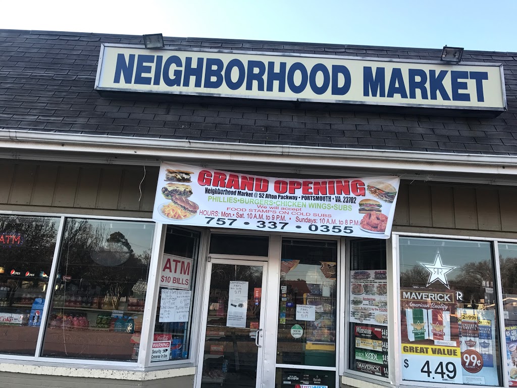 Neighborhood Market | 52 Afton Pkwy, Portsmouth, VA 23702, USA | Phone: (757) 337-0355