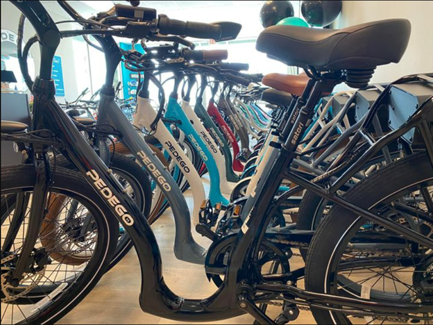 Pedego Electric Bikes Trailwinds Village | 5806 Seven Mile Dr #106, Wildwood, FL 34785, USA | Phone: (352) 356-8830