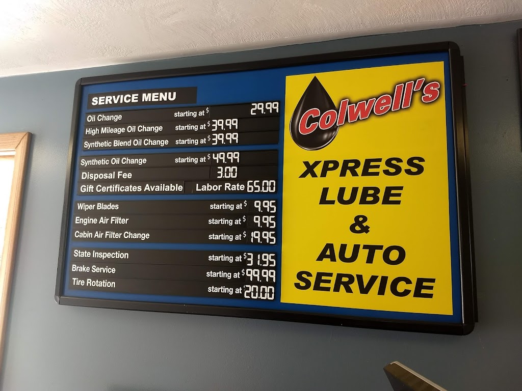 Colwell's eXpress Lube Leechburg, LLC 660 S Leechburg Hill Rd