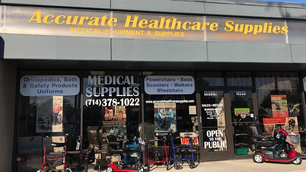 Accurate Health Care Supplies | 10529 Ellis Ave, Fountain Valley, CA 92708, USA | Phone: (714) 378-1022