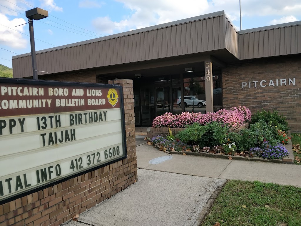 Pitcairn Boro Park Building | 557 Broadway Blvd, Pitcairn, PA 15140, USA | Phone: (412) 372-9861