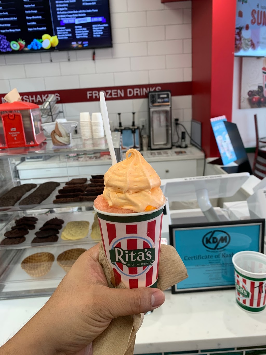 Ritas Italian Ice & Frozen Custard | 6782 Collins Ave, Miami Beach, FL 33141, USA | Phone: (305) 677-1788