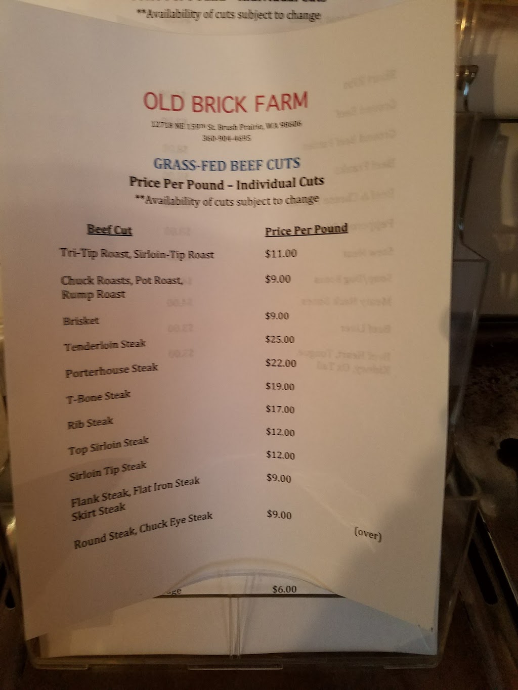 Old Brick Farm | 14817 NE Caples Rd, Brush Prairie, WA 98606, USA | Phone: (360) 931-0169