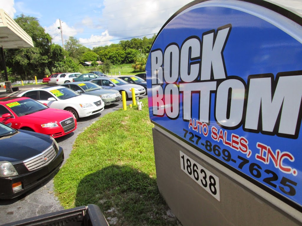 Rock Bottom Auto Sales 19 | 18638 US-19, Hudson, FL 34667, USA | Phone: (727) 869-7625