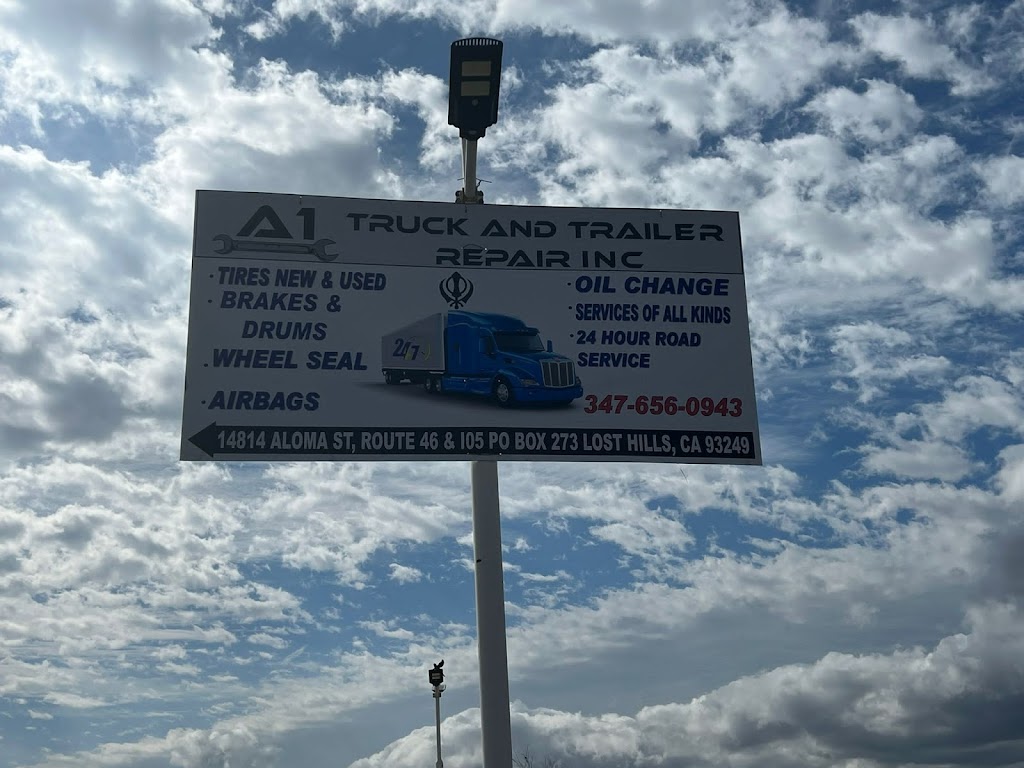 A1 truck and trailer repair inc | 14814 Aloma St, Lost Hills, CA 93249, USA | Phone: (347) 656-0943