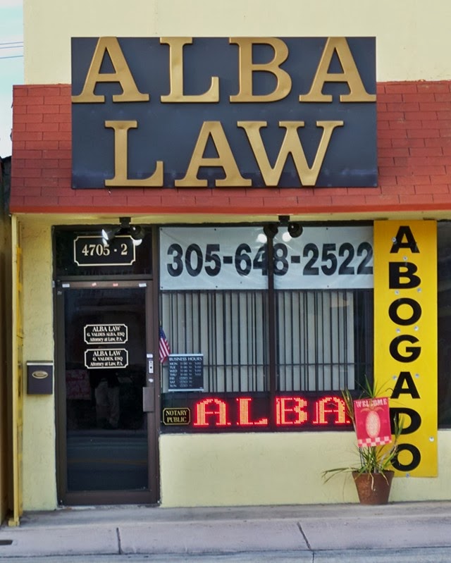 Alba Law, P.A. | 4705 SW 8th St, Coral Gables, FL 33134, USA | Phone: (305) 648-2522