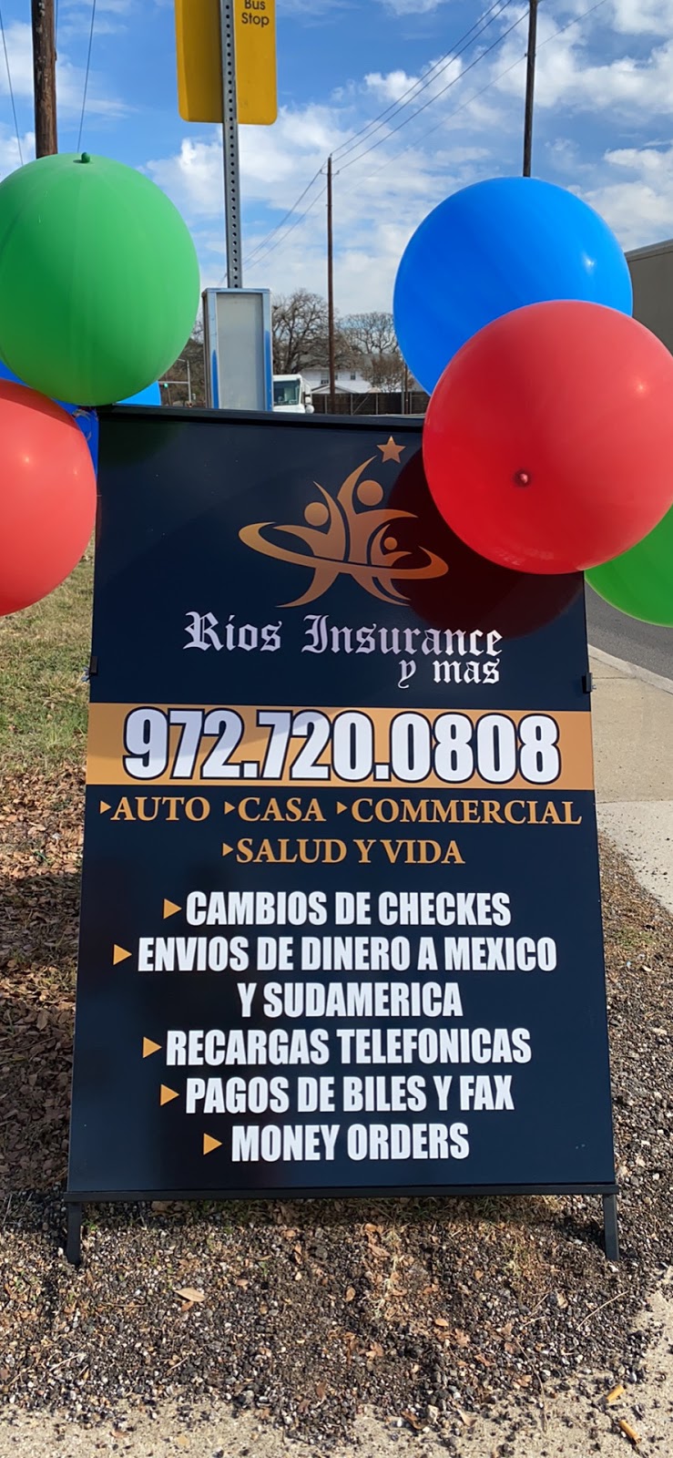 Rios Insurance Y Mas | 2329 W Shady Grove Rd, Irving, TX 75061, USA | Phone: (972) 720-0808