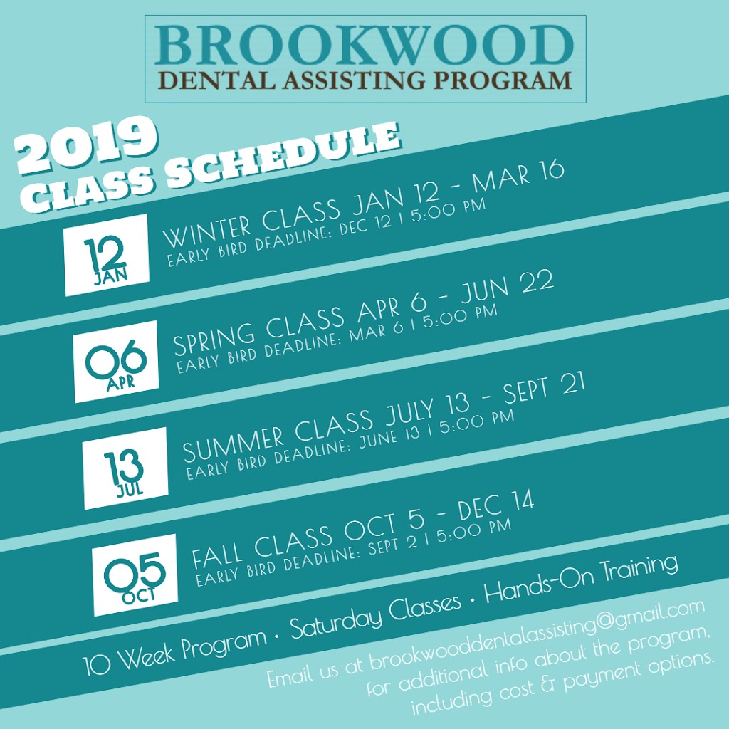 Brookwood Dental Assisting Program | 1990 Southwood Rd, Vestavia Hills, AL 35216, USA | Phone: (205) 870-2327