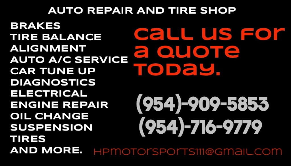 HP Motorsports | 4350 SW 59th Ave J 1-2, Davie, FL 33314, USA | Phone: (954) 716-9779