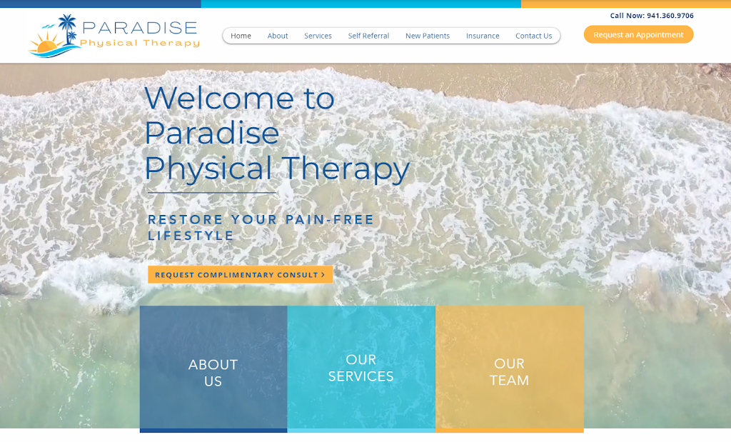 Paradise Physical Therapy | 5023 Ringwood Meadow Building F, Sarasota, FL 34235, USA | Phone: (941) 360-9706