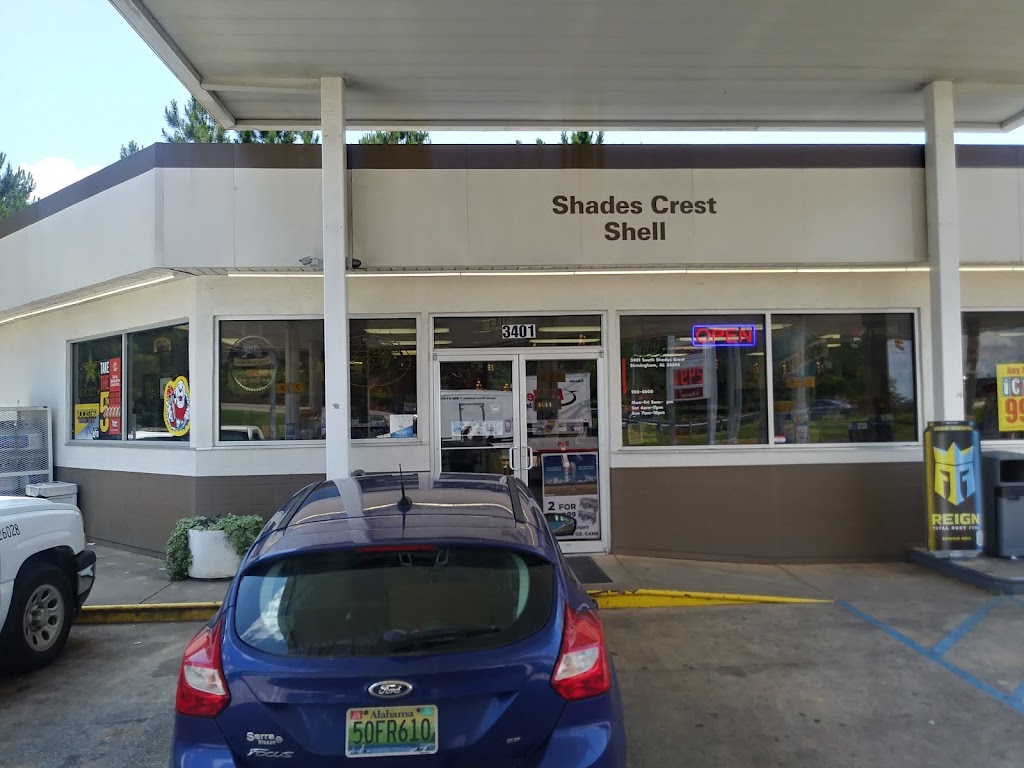 Shell | 3401 S Shades Crest Rd, Hoover, AL 35244, USA | Phone: (205) 985-8600