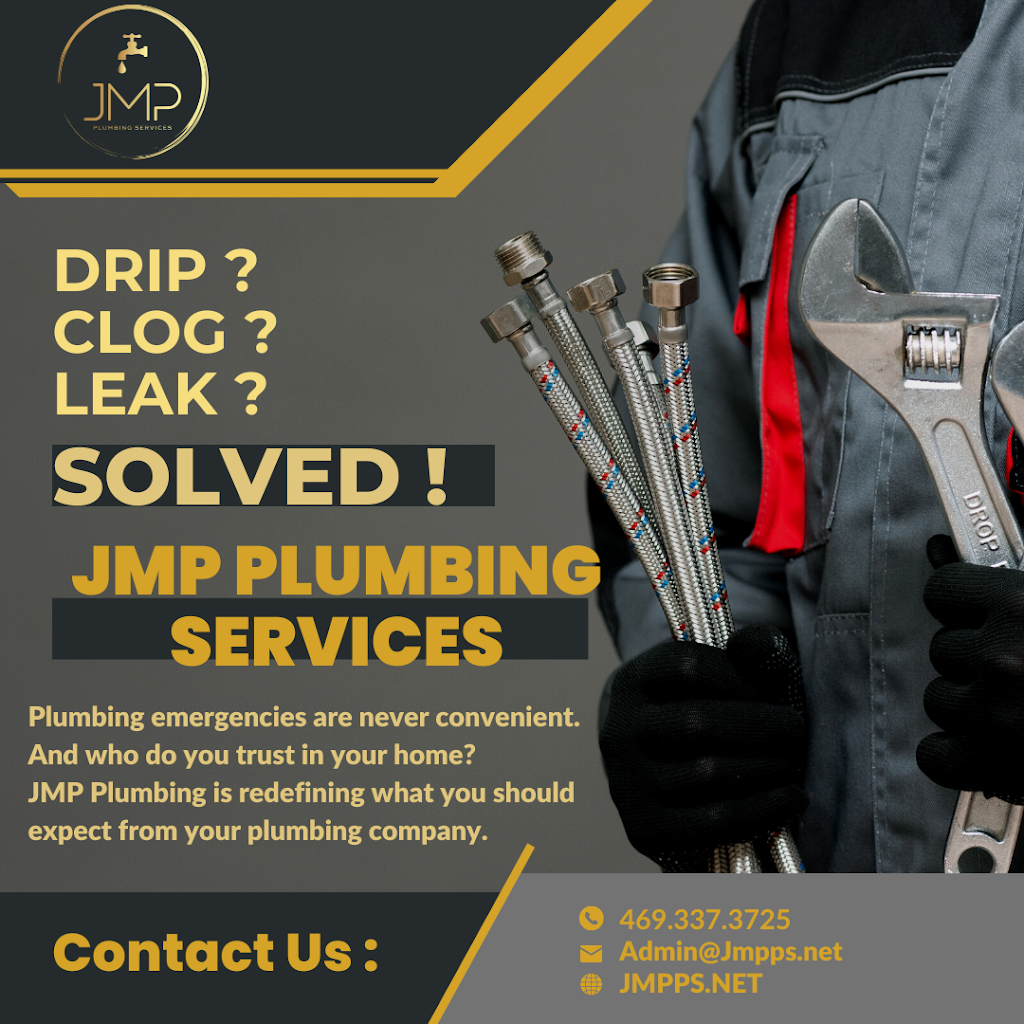 JMP Plumbing Services | 3213 Kingsbury Dr, McKinney, TX 75069, USA | Phone: (469) 947-7931