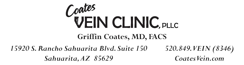 Coates Vein Clinic, PLLC | 15920 S Rancho Sahuarita Blvd Suite 150, Sahuarita, AZ 85629, USA | Phone: (520) 849-8346