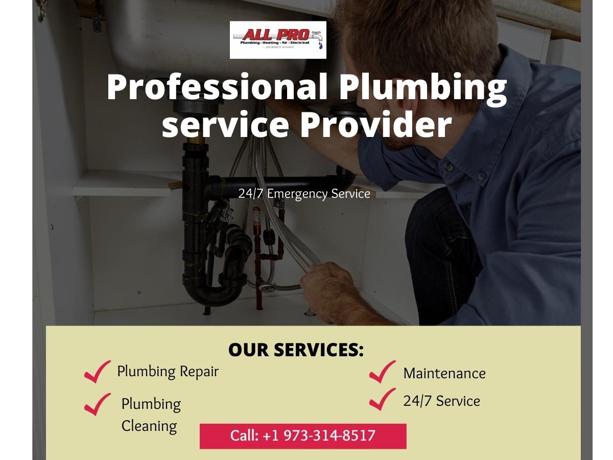 All Pro Plumbing Heating Air Rooter | 86 Jewell St, Garfield, NJ 07026, United States | Phone: (973) 314-8517