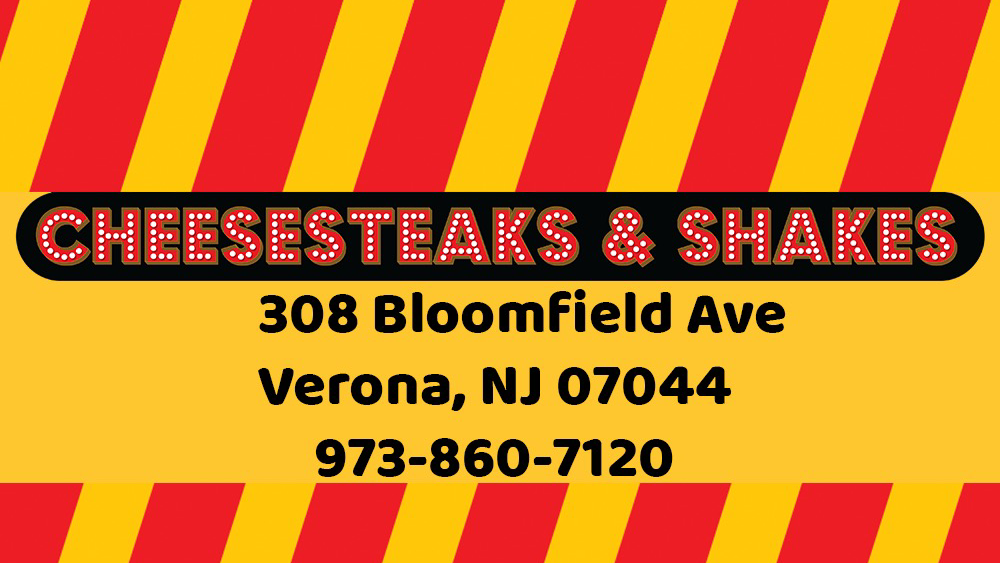 Cheesesteaks & Shakes | 308 Bloomfield Ave, Verona, NJ 07044, USA | Phone: (973) 860-7120