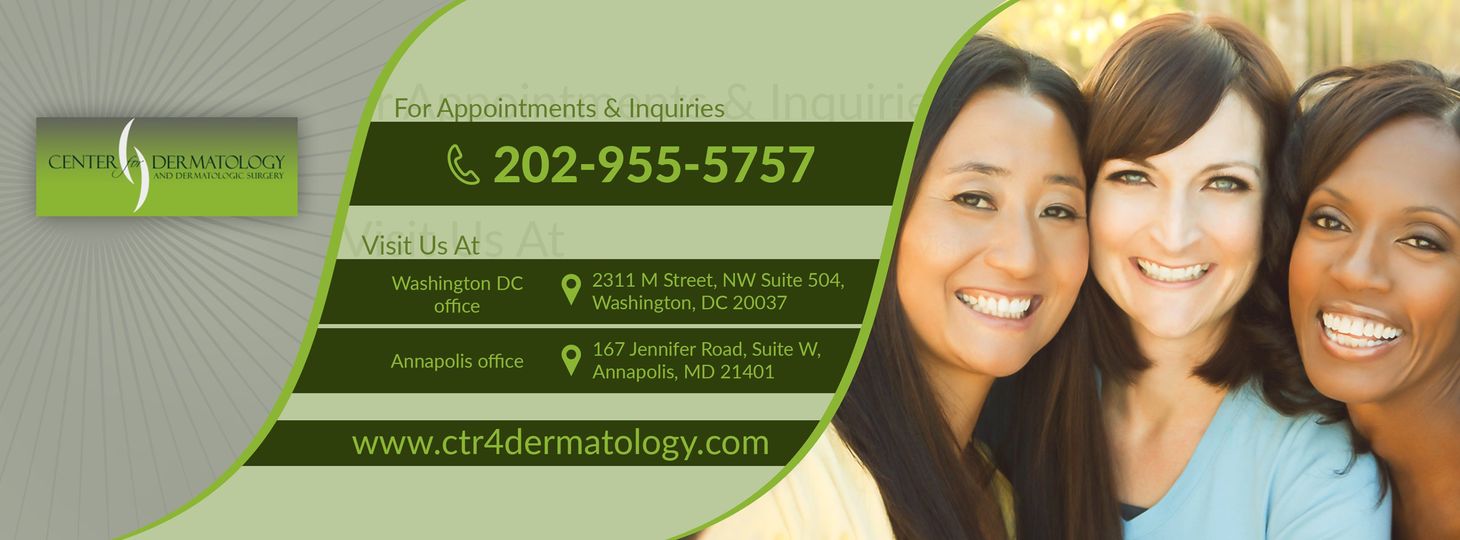 Center For Dermatology & Dermatologic Surgery | 2311 M St NW Suite. 504, Washington, DC 20037, United States | Phone: (202) 955-5757