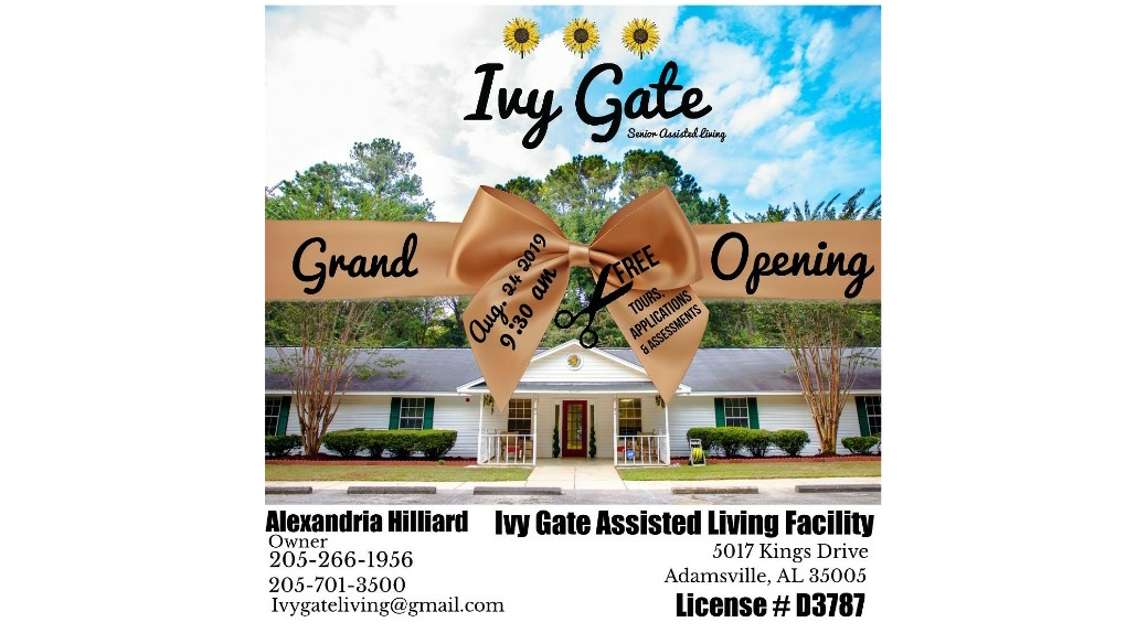 Ivy Gate Senior Communial Living | 5017 Kings Dr, Adamsville, AL 35005, USA | Phone: (205) 249-3180