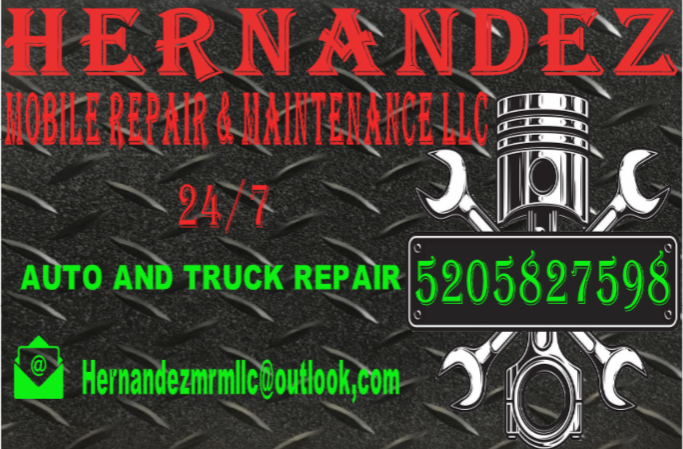 Hernandez Mobile Repair &maintenance Llc. | 10325 N McGinnis Rd, Marana, AZ 85653 | Phone: (520) 582-7598