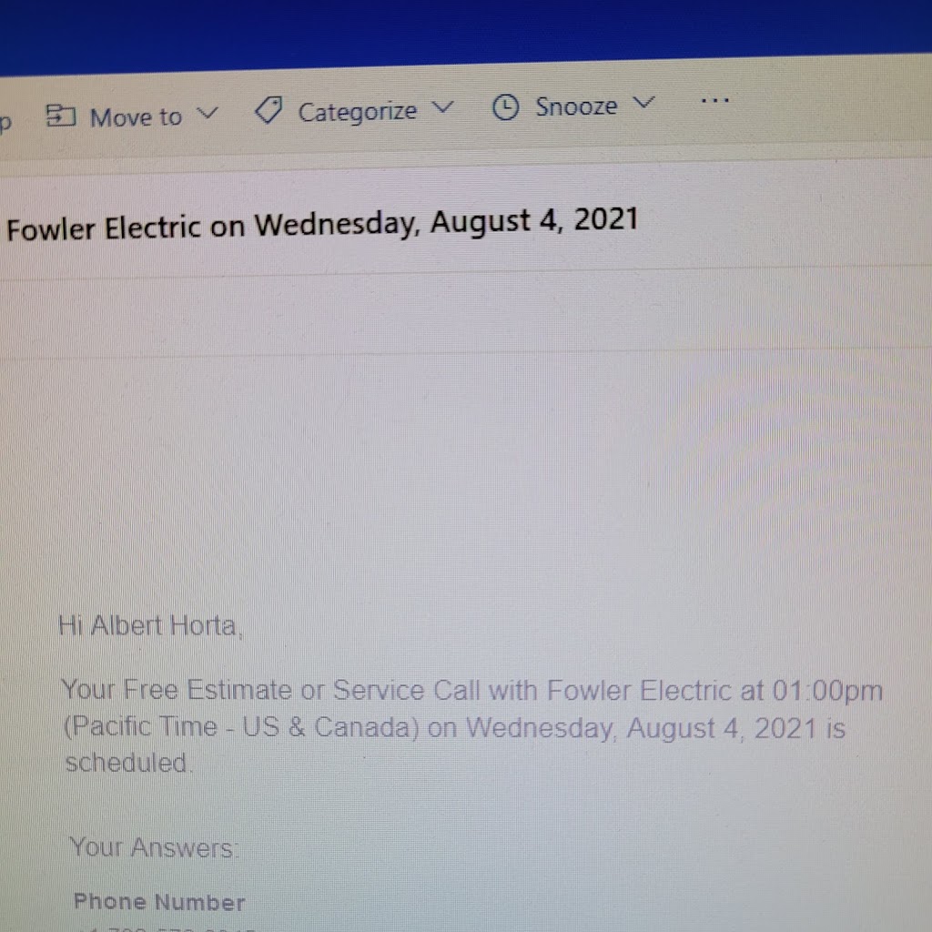 Fowler Electric LTD | Office, 3373 S Wynn Rd. Suite B, Las Vegas, NV 89102, USA | Phone: (702) 778-4346