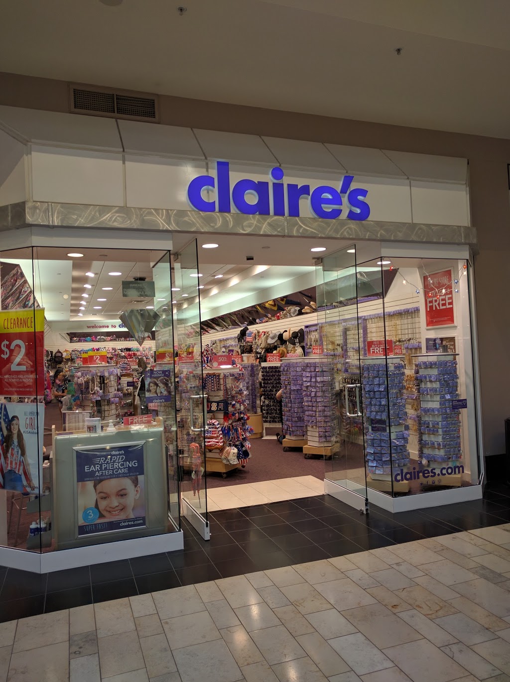 Claires | 1000 Ross Park Dr Space #N04D, Pittsburgh, PA 15237, USA | Phone: (412) 366-9778